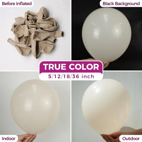Vista 308 de Bezente Globos Naranjas de Látex para Fiestas - Paquete de 150 Globos de Helio Naranjas Mate Pequeños de 5 Pulgadas para Decoraciones de Fiestas