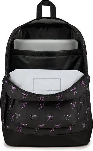 Vista 5 de JanSport Cross Town Plus - Mochila con compartimento principal grande, bolsillo lateral para botella de agua, funda acolchada para laptop de 15