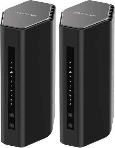 Vista 9 de [Usado] NETGEAR Router WiFi 7 de tres bandas Nighthawk (RS280S): solo enrutador, velocidad inalámbrica BE9200 (hasta 9.2 Gbps) - Cubre hasta 2,500