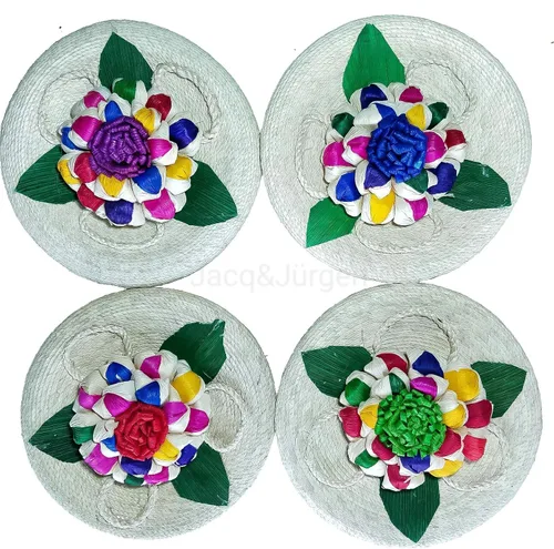 Vista 8 de Paquete de 2 cestas tejidas a mano de tortillero y panqueques y tela de tortilla hecha a mano, paquete de 2 calentadores paquete 100% arte mexicano