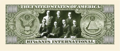 Vista 3 de American Art Classics Kiwanis Millones de Dólares Billetes - Paquete de 50