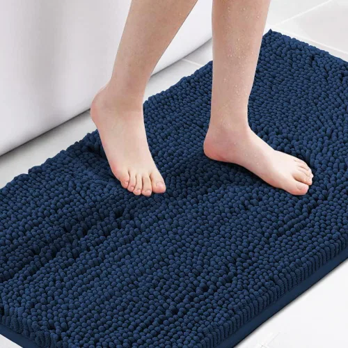 Vista 31 de H.VERSAILTEX Alfombra de Baño Alfombra de Baño Alfombras de Baño para Baño Antideslizante Alfombras de Baño Extra Gruesa de Chenilla Alfombra 17" x