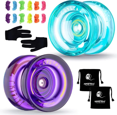 Vista 8 de MAGICYOYO Paquete de 3 yoyos sensibles para niños principiantes, K2