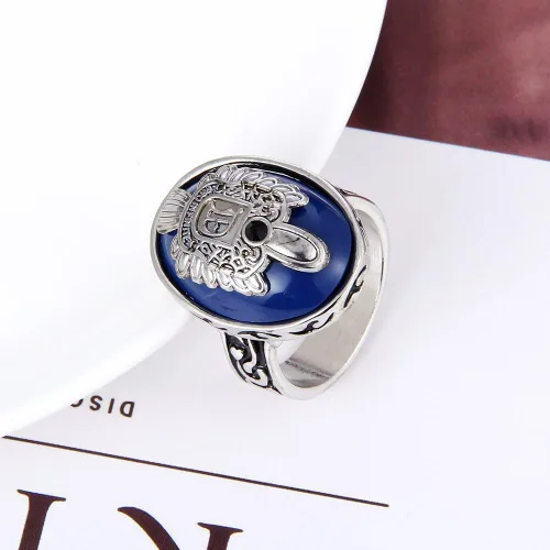 Vista 5 de Lureme (04001478) - Anillo para fanáticos de Vampire Diaries, sello de Damon para caminar a la luz del día