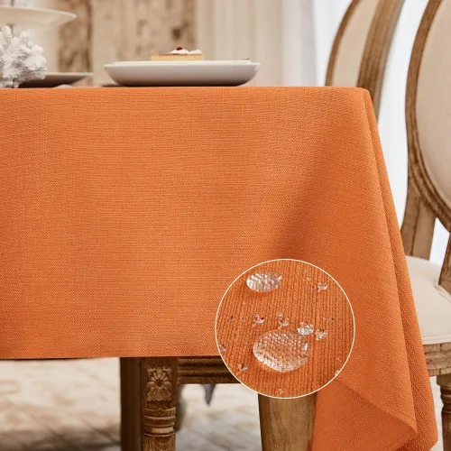 Vista 32 de BALCÓN & FALCON Mantel rectangular impermeable aguacate 70 x 55 pulgadas