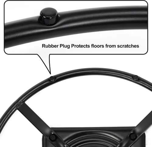 Vista 4 de Frassie - Silla reclinable de 20 pulgadas con anillo giratorio de repuesto con placa de 10 pulgadas Pieza de anillo inferior de sofá mecedora