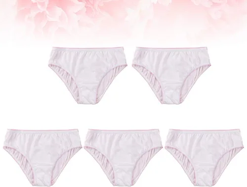 Vista 6 de SUPVOX Calzones De Mujer De Algodon 5 piezas Bragas de maternidad desechables para mujer, ropa interior de algodón suave para embarazo, posparto