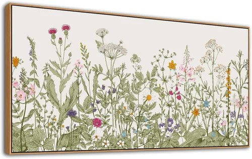 Vista 11 de tigeridge Arte de pared de abedul enmarcado, lienzo de bosque de abedul floreciente, imágenes de paisaje natural, decoración de pared de madera