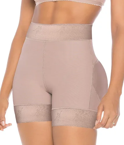 Vista 8 de FAJAS MELI'BELT 5012 - Pantalones cortos de faja colombiana de cintura alta para levantamiento de glúteos, pantalones cortos Levanta Cola Colombianos