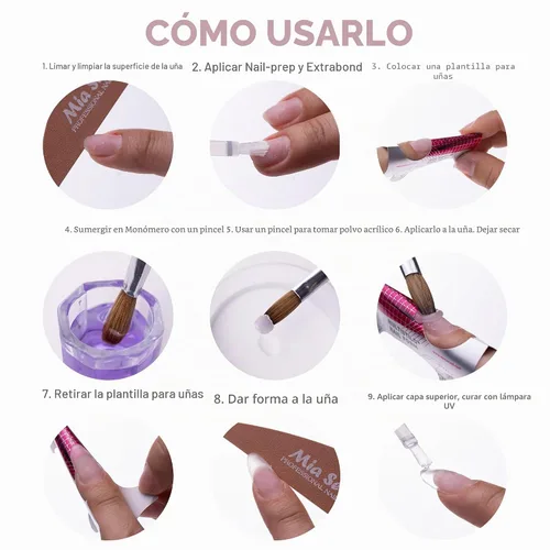 Vista 3 de Mia Secret Liquid Monomer Professional Sistema Acrílico