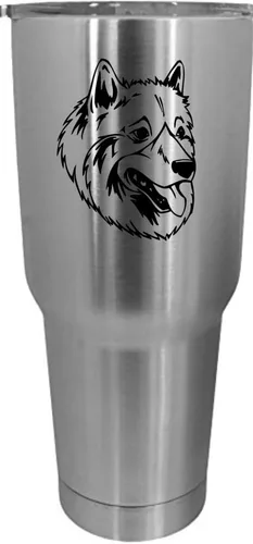 Vista 284 de Cairn Terrier - Vaso grabado con temática de perro, 30 onzas