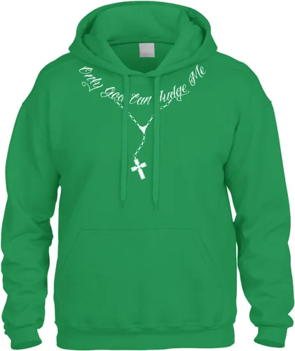 Vista 8 de Cybertela Sudadera con capucha con capucha Only God Can Judge Me Negro