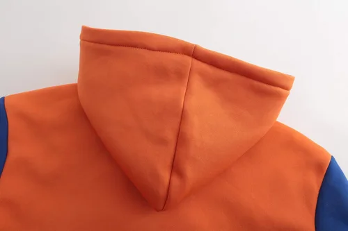Vista 7 de HOLRAN Hot Anime Sudadera con capucha Son Goku Thicken Chaqueta de forro polar cálida para invierno