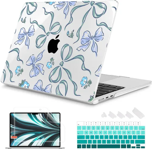 Vista 25 de Mektron Diseñada para MacBook Air 2025/2024/2023 de 15 PULGADAS M4 A3241 /M3 A3114 /M2 A2941, Carcasa de Cubierta Rígida de Plástico Impreso