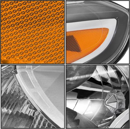 Vista 3 de Conjunto de faros delanteros compatible con Nissan Versa 2015, 2016, 2017, 2018, 2019, lado izquierdo del conductor