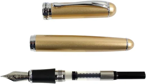 Vista 5 de Juego de 5 plumas estilográficas jinhao x750, punta media, pluma ejecutiva de negocios