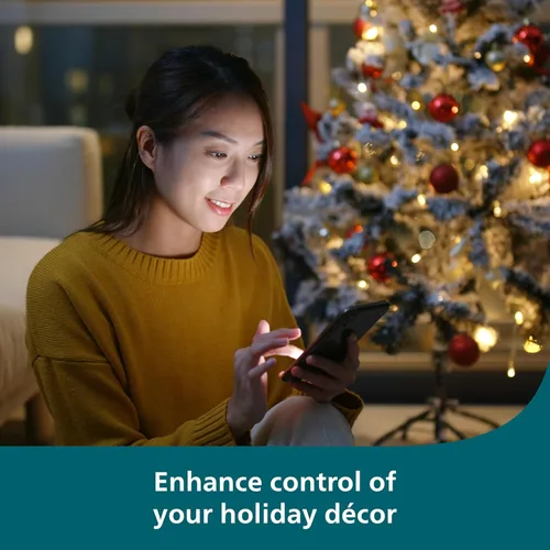 Vista 6 de Philips Indoor Matter Smart Plug, WiFi, funciona con Apple HomeKit, Alexa, Google Home y SmartThings (paquete de 1)