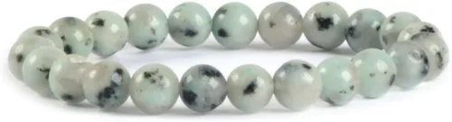 Vista 55 de Justinstones Gem - Pulsera elástica de cuentas redondas de piedras semipreciosas de 8 mm, unisex, de 17.78 cm Turmalina negra de grado A