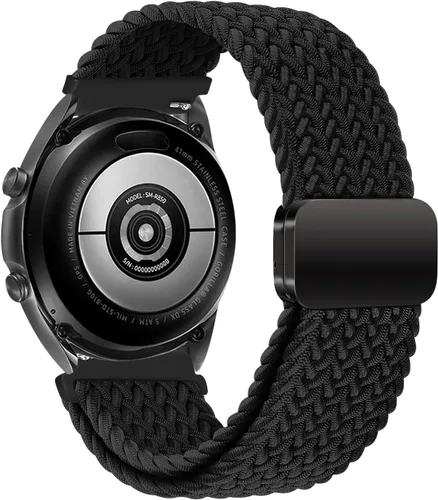 Vista 23 de Correa de nailon compatible con Samsung Galaxy Watch 7/6/5/4/FE 1.732 in 1.575 in/Galaxy Watch 5 Pro 1.772 in/Watch 4/6 Classic 1.850 in 1.811 in