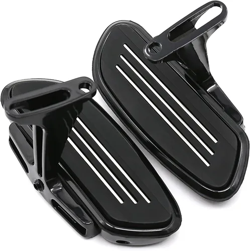 Vista 7 de Tabla de piso para pasajero de motocicleta Streamliner con kit de soporte de montaje Compatible con Harley Touring, Road Glide, Street Glide, Road