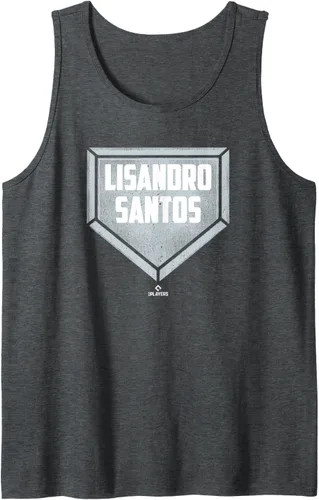 Vista 3 de Home Plate Gameday Lisandro Santos Prospect Baseball Fan Tank Top
