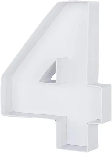 Vista 7 de WENPACK 8" Pequeños Recortes de Letra de Cartón Rellenables en Forma de Papel Maché Cortados en Forma de Letra, Bandeja para Dulces, Envase