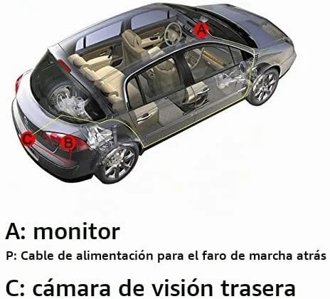 Vista 6 de para Nissan Micra/March Cámara de visión trasera del coche de respaldo de la cámara de estacionamiento reversa/enchufe directamente