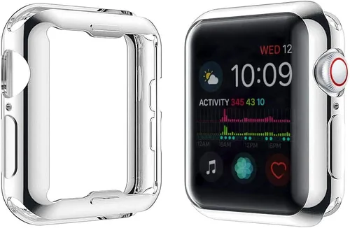 Vista 9 de JULK - Funda protectora general suave de TPU HD ultrafina para iWatch SE 3 (2025) / Series SE / 6/5 / 4, paquete de 2 unidades [Paquete de 2]