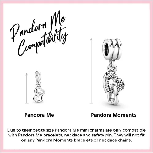 Vista 2 de Pandora ME Jewelry - Colgante de árbol de circonita cúbica en plata de ley, solo se adapta a estilos Pandora ME, Plata esterlina, Circonita Cúbica