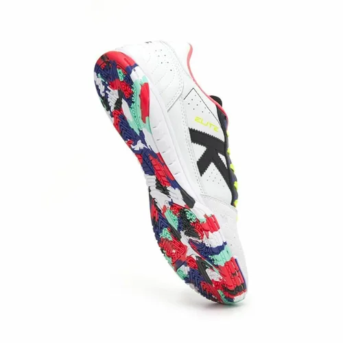 Vista 6 de Zapatillas de Fútbol Sala para Adultos Kelme Elite Blanco Negro
