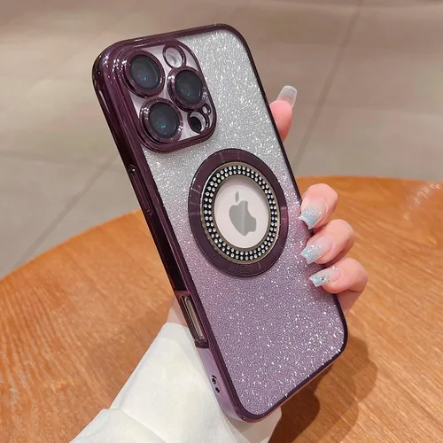 Vista 94 de Misscase Funda magnética con purpurina para iPhone 11 compatible con MagSafe, protección completa, delgada, a prueba de golpes, antiarañazos
