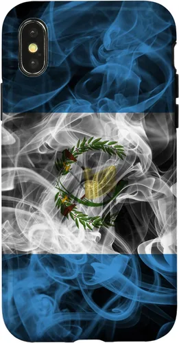 Vista 5 de Smoke Guatemala Flag - Funda para iPhone 17 con diseño de nube de orgullo ahumado