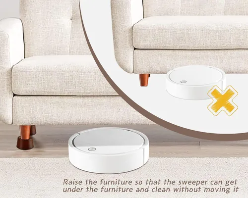 Vista 3 de OneDream Bloques elevadores de madera para muebles, juego de 4 elevadores de cama de 1 pulgada, elevadores redondos de madera maciza resistente