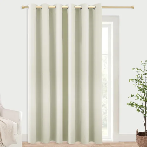 Vista 146 de KOUFALL Cortinas de Baño Aqua para Ventana, Juego de 2 Paneles Decoración Costera Cortinas Cortas Opacas para Ventana Pequeña de Cocina Puerta