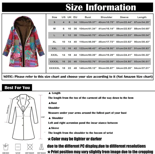 Vista 2 de LISTHA Abrigo largo esponjoso de lino y algodón para mujer, chaqueta con capucha y botones para mujer