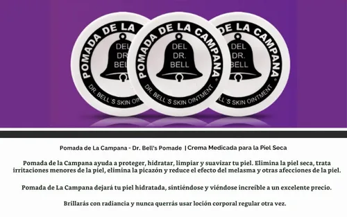 Vista 2 de Dr. Bells Pomade Pomada de la Campana - Piel seca - Melasma 2.6 oz Set de 2