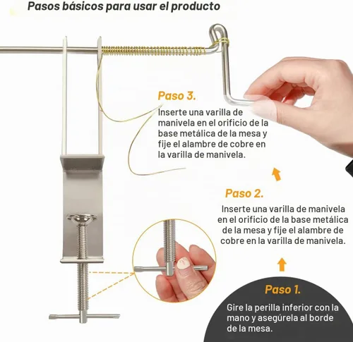 Vista 3 de hobbyworker El kit de fabricación de joyas con alambre enrollado enrollador Gizmo Deluxe Winder para herramienta de bobinado de joyas