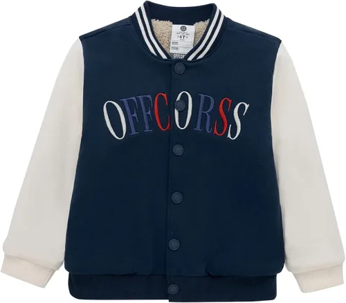 Vista 3 de OFFCORSS Chaqueta bomber unisex para niños y niñas (azul 6)