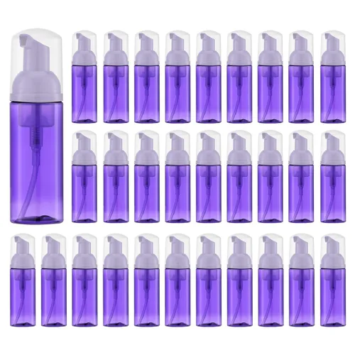 Vista 14 de Botella de espuma de 2 onzas con bomba dorada, dispensadores de espuma de viaje vacíos para jabón, champú, 3 Colores Mini travel size foamer