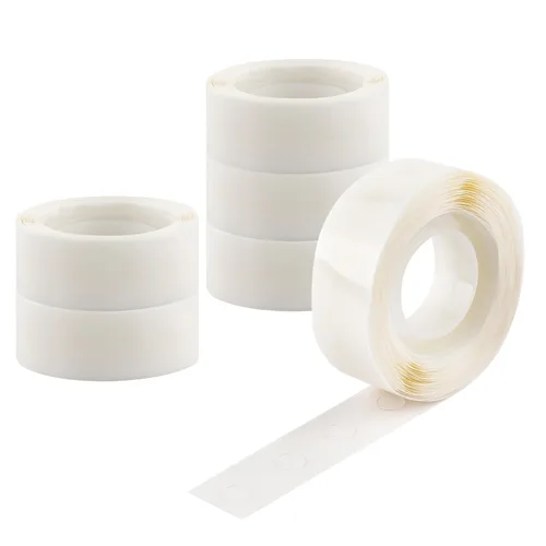 Vista 11 de Briartw 300 puntos adhesivos ultrafinos para manualidades, mini puntos de pegamento transparentes de 1/8 pulgadas (0.118 in), puntos adhesivos
