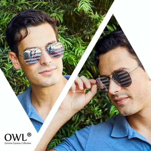Vista 11 de OWL Paquete de 12 lentes de sol de aviador a granel de metal dorado, plateado, marco negro para hombres y mujeres, gafas de fiesta