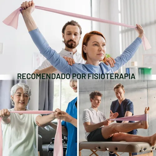 Vista 3 de PROIRON 3 bandas de resistencia. Banda elástica de látex ecológico, sin olor tóxico. Banda elástica larga, bandas de ejercicio para estiramiento