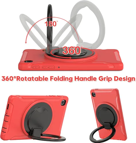 Vista 3 de ORIbox Defender - Funda para Samsung Galaxy Tab A7 lite [8.7 pulgadas] 2021, protección contra caídas de cuerpo completo, parachoques 3 en 1 a