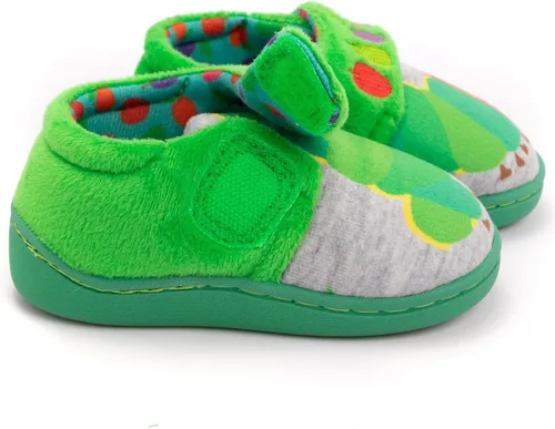 Vista 4 de Eric Carle Pantuflas The Very Hungry Caterpillar para niños y niñas pequeñas