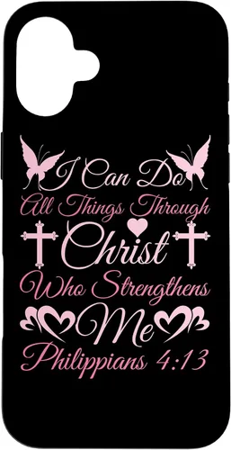 Vista 23 de Christian I Can Do All Things Through Christ Religious Case for iPhone 17