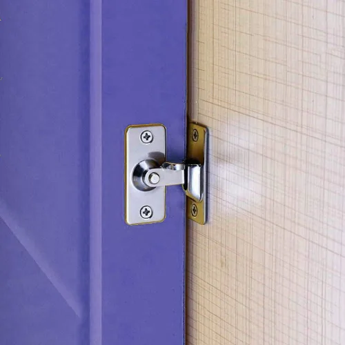 Vista 8 de WANLIAN Cerradura de leva de perno de bloqueo de ángulo recto de 90 grados, pestillo de cerrojo de puerta Pestillo de bloqueo de ángulo de 90 grados