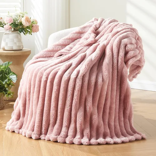 Vista 37 de NEWCOSPLAY Manta de Tiro Súper Suave Aqua Franela Sedosa Premium Forro Polar Jacquard Acanalado 3D Ligero Manta de Cama Uso en Todas las Estaciones