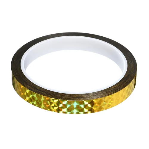 Vista 26 de YOKIVE Cinta de prisma, cintas decorativas holográficas reflectantes autoadhesivas, ideal para proyectos de manualidades, arte de bricolaje, hogar