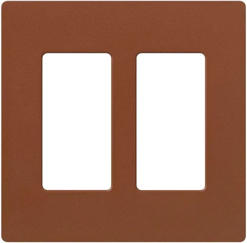 Vista 34 de Lutron Claro - Placa de cubierta para interruptor de luz, placa de pared de 2 posiciones, para interruptores de luz decorativos, cubierta