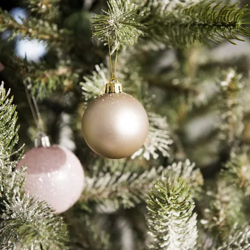 Vista 2 de R'ND Toys - Ganchos metálicos para adornos de Navidad, fáciles de enganchar, para colgar decoraciones de árbol de Navidad, paquete de 200